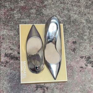 Michael Kors Silver Heels